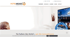 Desktop Screenshot of hotelmedien.de